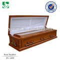 JS-A601 beautiful low price solid wood casket